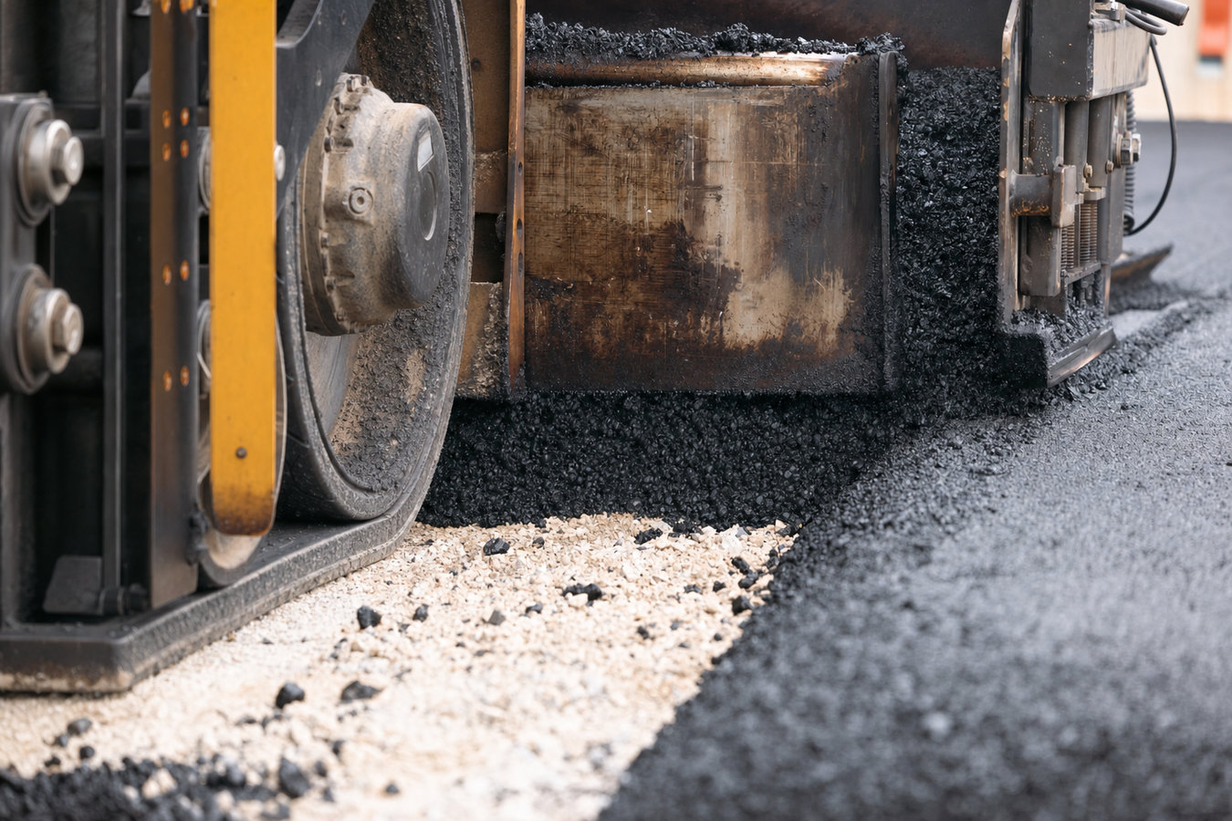 Commercial asphalt paving